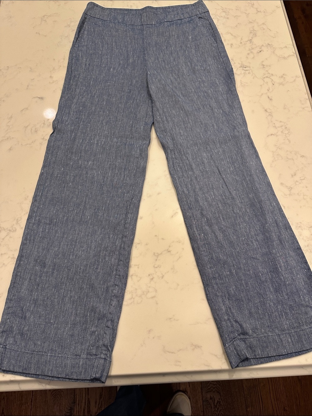 Chico's chambray Linen Trousers